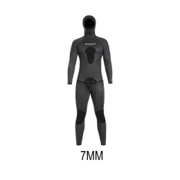 Accessories 7MM Neoprene Open Cell Snorkeling Long Sleeve UnderWater Hunting Spearfishing WetSuit Hood Scuba Keep Warm Kayaking Swim WetSuit