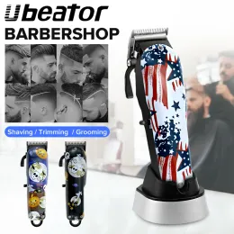 Clippers Ubeator Rechargeable Hair Cutting Machine Hair Clippers Trimmer Barber Electric Beard Shaver Cordless wireless socket halloween