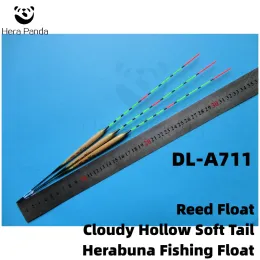 Accessories DL A711 For Cloudy Days Traditional Japanese Herabuna Bottom Fishing Husk Reed Hollow Soft Tail Float Handmade Vertical Float