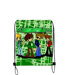 Väskor EDDSWORLD 3D Merch Fashion Style Student Shoulage Storage Bag dragstring Travel Ryggsäck Toys Shoes Organizer