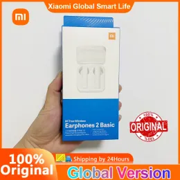 イヤホングローバルバージョンエア2 SE TWS BluetoothイヤホンXiaomi Mi True Wireless Ealphones 2基本20時間バッテリースタンバイスマートタッチ