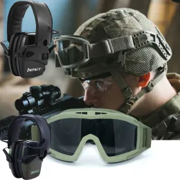 Accessori più recenti cuffie auricolari attive per sparare alla protezione dell'udito elettronico Protezione dell'orecchio Riduzione del rumore Hunting Active Hunting.