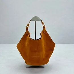 10A Top-level Replication Khaite Bag Designer Bag Suede Tote Mini 16cm Genuine Leather Women Handbag With Dust Bag Free Shipping K001