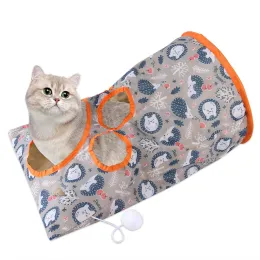 Toys Tunnel Bag Tunnel Túnel Pet Small Animal Cat Play Toy Toys Interactive Toys para exercícios de quebra