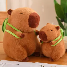 Bolsas fofas Capybara Plush Animal com tartaruga de tartaruga Brinquedos de tartaruga de tartaruga para bebê Aavaliado Pillow adorável para dormir bom presente