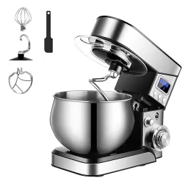 Mixers Dough Mixer Stainless Steel Commercial Cream Egg Whisk Mixer Processor Kitchen Food Stand Blender Automatic Cake Processor