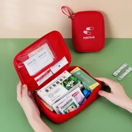 أكياس مصغرة منزلية التخزين الطبي حقيبة سفر طوارئ طوارئ أدوات أدوات الإسعافات الأولية في الهواء الطلق في الهواء