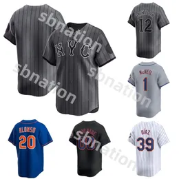 20 Pete Alonso Jersey Francisco Lindor Max Scherzer Baseball Nova York