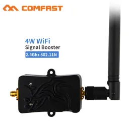 Routers 4 W WLAN WiFi Signal Booster for Cafe Home Office Business 2.4 Ghz WI FI WLan Router 5bi wi fi Antenna Amplifier for router
