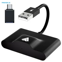 Kontrola bezprzewodowego automatycznego adaptera i odtwarzanie samochodu Dongle Fast Auto Connection Wymienna USB Kompatybilna dla Android Auto Smart Box