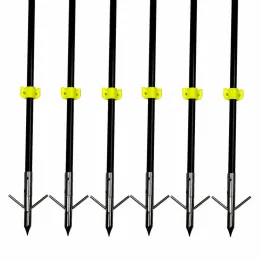 Aksesuarlar 6pcs Profesyonel 33 inç Okçuluk Glassfiber Oklar Fiberglas Şaft Slingshot Balıkçılık Okları Bileşik Tekrarı Yay