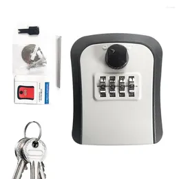 Flaschen Key Lock Box Wandmontage mit 4 -stelligem Passwortcode Smart Outdoor Mini