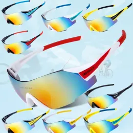 Солнцезащитные очки езды на велосипедные антиув. Солнцезащитные очки для велосипедных велосипедов велосипедные дорожные гонки на ветропроницаемые солнцезащитные очки велосипедные очки с коробкой
