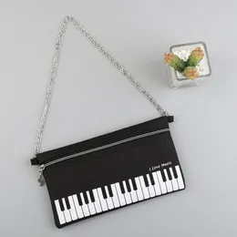 Nowa Fi Nyl Piano Printing Crossbody Bag wszechstronna mobilna Phe One ramię swobodne torebki damskie torebka moneta M7RV#