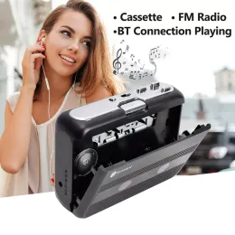 مشغل مشغل Bluetooth Pluetooth Player FM Radio Bluetooth Cassette Player Tape Cassette Player