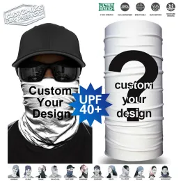 Maschere personalizzate il tuo tubo di design gheater gheater skimask moto bandana balaclava tappi ciclistici a fascia bivakmuts maschera sportiva calcia