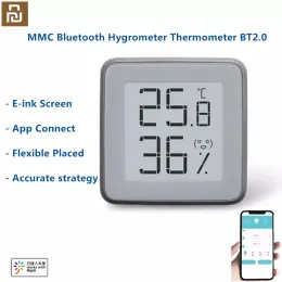 Control 2020 New MMC EInk Screen Smart Bluetooth Thermometer Hygrometer BT2.0 Temperature Humidity Sensor Work With Smart App