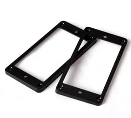 2PCS Guitar Pickup Frame Pickup Rings de montagem para LP ELECTRIC Guitar Parts Black3568899