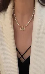 Girl Mommy Women Pearl Chain Necklace Orbit Orbita Collana a sospensione per i gioielli di moda regalo Accessori di gioielli di alta qualità8170392
