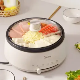 Multolicooker Midea Electric Cooker Multifunzione rimovibile e lavabile per pentola calda elettrica Grande Capacità non stick Cooker elettrico non stick separabile