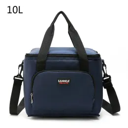 Bags 10L Cooler Bag Thermal Insulated Refrigerator Tote Lunch Box Zipper Accessories Case Picnic Bag Fresh Keeping Organizer