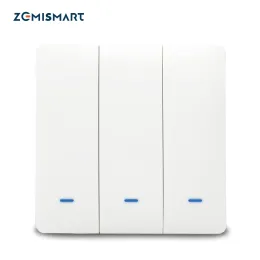 التحكم في Zemismart tuya zigbee تبديل التبديل ترحيل الحياة الذكية تطبيق الجدار المقاطعة