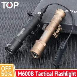 SCOPES SUREFIR AIRSOFT M600 M600B Taktisk kraftfull ficklampa Led Hunting Weapon Scout Light Fit 20mm Pcatinny Rail Rifle Accessories
