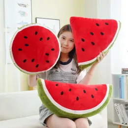 Bambole Lifelese Cute Watermelon Plush Toys Bambola cuscinetti pianta di pianta di cuscinetti Kawaii Fruits Cuscino Soft Toy per bambini Regalo di compleanno