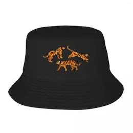 Beretler Bengal Tigers - Nane Bucket Hat Panama Erkek Kadın Bob Hip Hop Balıkçı Balıkçılık UNISEX CAPS