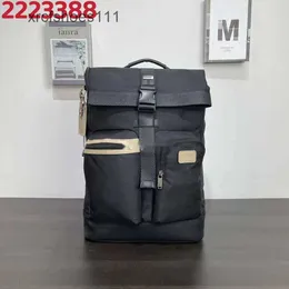 2223388 Pojemność tylna nylon Tummii Rozszerzalny pakiet męski Ballistic Business Outdoor Large Travel Plecak Designer Men Bag Tummii 7nu GE09