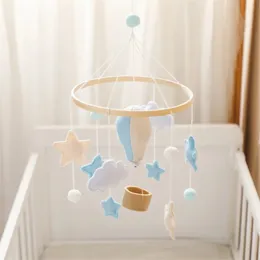 Baby Crib Mobiles Holz Wolken Ballon Bett Bell geboren