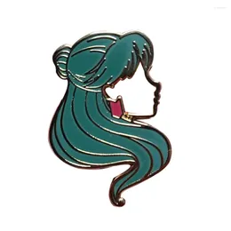 Broschen Anime Sailor Pluto Emaille Pin Cartoon Schöne Girly Lapel Moon Brosche Abzeichen Schmuck Geschenke für Frauen Mädchen