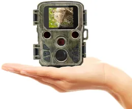 Kamery Mini Trail Camera Game 16mp 1080p Outdoor Wildlife Scout Camera z PIR czujnik 0,45S Pułapki do wykrywania ruchu