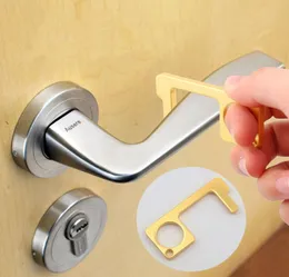 Elevator Button Contactless Door Open Tool Safety Door Handle Zinc Alloy Protection Isolation NoTouch Opener HHA13194813787