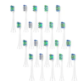 Cabeças 20pcs de dentes de dentes cabeças de substituição para os lábios phi lábios Sonic Care Heads Sonic 4100 5100 H9023x escova de dentes