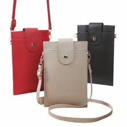 PU Leather Crossbody Bags New Multifunctial Zipper Flap Counter Bag Bage Fi Large Mobile Phe Bags Women H008#