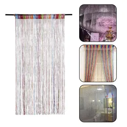 String Door Curtain Fly Insect Screen Door Away Divider Window Tassel flätad polyester Drape 240416