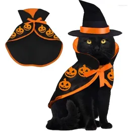 Katzenkostüme Cosplay -Kostüm für Kätzchen Hundekleidung Cloak Form Fledermaus -Fledermaus -Fledermaus -Muster, um Halloween -Atmosphäre Katzen Doggy hinzuzufügen