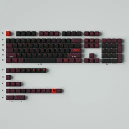 Accessories Cherry Profile GMK Clone Red Dragon Keycaps PBT DYESUB 23/129 Keys Keycap For MX Switch Mechanical Gaming Keyboard