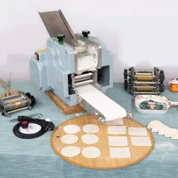 Macher Dumpling Wrapper Maker Machine Elektrische Automatik Wonton Wrappers Maschinenrollteig Press Gewerblicher runder Knödelhaut 110 V/2