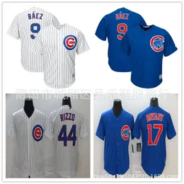 Fotbollströjor Cubs #9 Baez #44 Anthony Rizzo Jersey