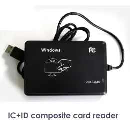 제어 스마트 카드 리더 없음 드라이버 발행 장치 125kHz 13.56MHz IC ID 이중 주파수 USB RFID 리더가 액세스 제어