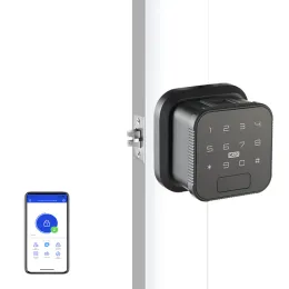 Control Smart Phone Remote Control Fingerprint Password Card Single Latch Lock For Indoor Door Used