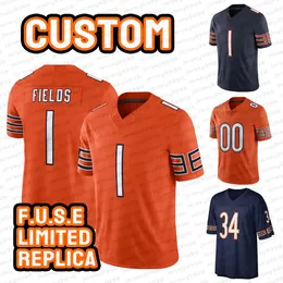 13 Caleb Williams DJ Moore Football Jersey Justin Fields Jaquan Brisker Darnell Wright Mooney Cole Kmet Tremaine Edmunds Devin Hester Walter Legacy Replica Jersey