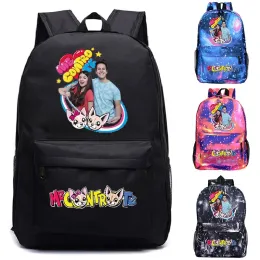 Рюкзаки Mochila me contro te rackpacks школьные сумки для мальчиков девочки Дети туристические сумки Canvas Bagpacks Школьная рюкзак Мужчины женщины повседневные рюкзаки