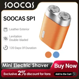 SHAVERS SOOCAS SP1 MINI ELEKTRISK RACHAV PORTABLE COMPAKT Våt och torr dubbel rakning IPX7 Vattentät