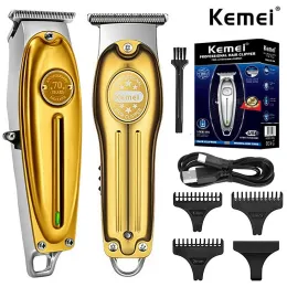 Clippers KEMEI KM1949 Pełna metalowa profesjonalna elektryczna włosy Clipper Męska broda TRIMER SLIPPER SCIPPER