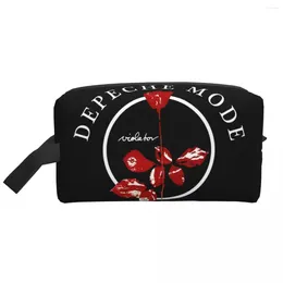 أكياس التخزين الإلكترونية Depeche Cool Mode Bag Cosmetic Bag Women Cuper Capital Makeup Beauty Beauty Beauty Beauty Beauty