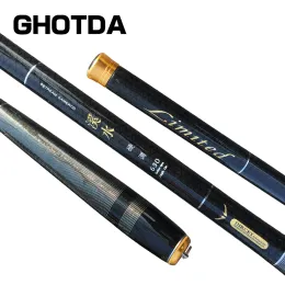 Accessories Ghotda Stream Fishing Rod Carbon Fiber Telescopic Fishing Hand Pole Ultra Light Ultrafine Carp Fishing