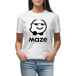 شعار Polos Maze-Waze للسيدات قميص طباعة حيوانات للحيوانات للبنات